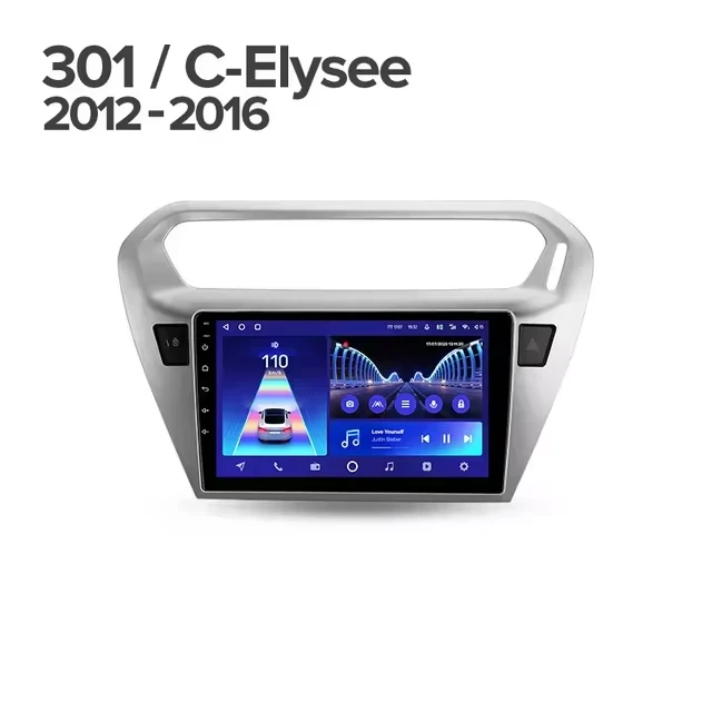 Штатная магнитола Teyes CC2L Plus 1/16 Citroen C-Elysee (2012-2016) F2