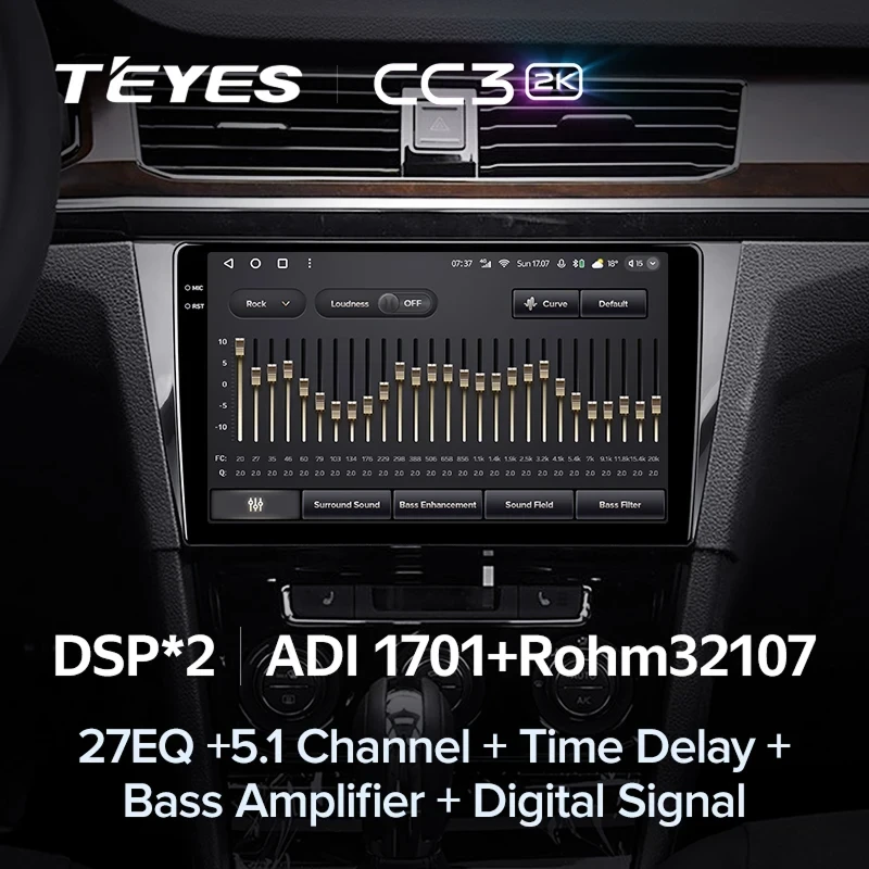 Штатная магнитола Teyes CC3 2K 4/64 Volkswagen Bora 4 (2016-2022)