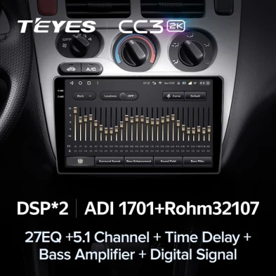 Штатная магнитола Teyes CC3 2K 4/64 Honda HR-V 1 (1998-2006)