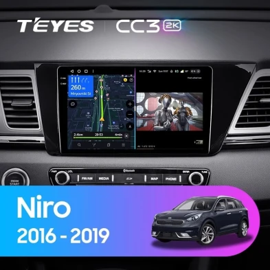 Штатная магнитола Teyes CC3 2K 4/32 Kia Niro DE (2016-2019)