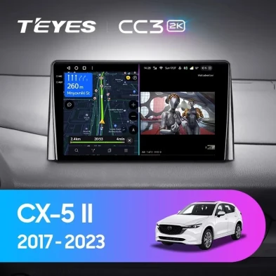 Штатная магнитола Teyes CC3 2K 6/128 Mazda CX-5 2 KF (2017-2023) F2
