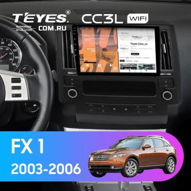 Штатная магнитола Teyes CC3L WiFi 2/32 Infiniti FX 1 (S50) (2003-2006)