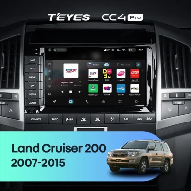 Штатная магнитола Teyes CC4 Pro 12/256 Toyota Land Cruiser 11 200 (2007-2015) F2 Тип-B