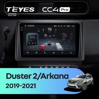 Штатная магнитола Teyes CC4 Pro 8/128 Renault Duster HM 2 (2020-2021) F2