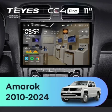 Штатная магнитола Teyes CC4 Pro 8/128 Volkswagen Amarok (2010-2024) (11")